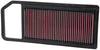 K&N Replacement Panel Air Filter Citroen/Peugeot 04-10 C5/C6/407