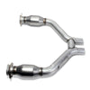 BBK 2015-16 Mustang V6 Short Mid H Pipe With Converters (To Be Used With 1642 Series Headers)