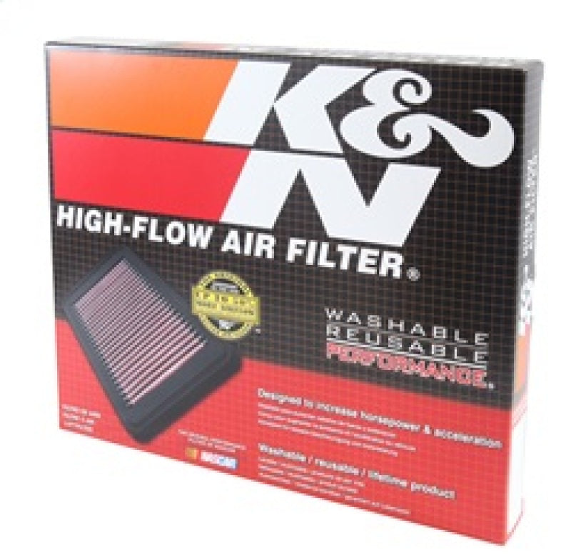 K&N Replacement Panel Air Filter 12.313in OS L x 10.313in OS W x 1.188in H for 13-14 Cadillac ATS