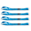 Mishimoto Heavy-Duty Ratchet Tie-Down Kit (4-Pack) - Blue