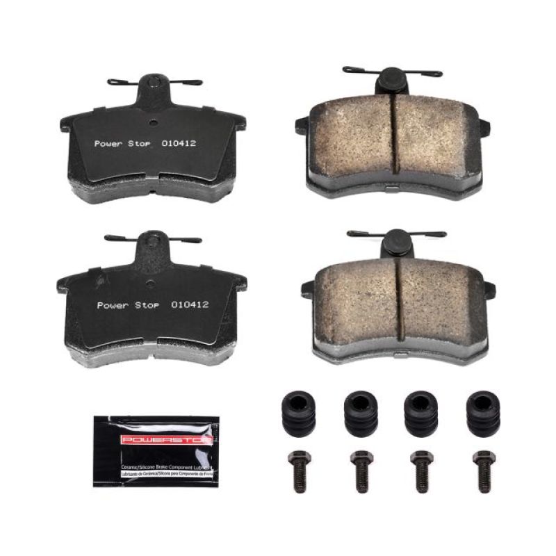 Power Stop 88-92 Audi 80 Rear Z23 Evolution Sport Brake Pads w/Hardware