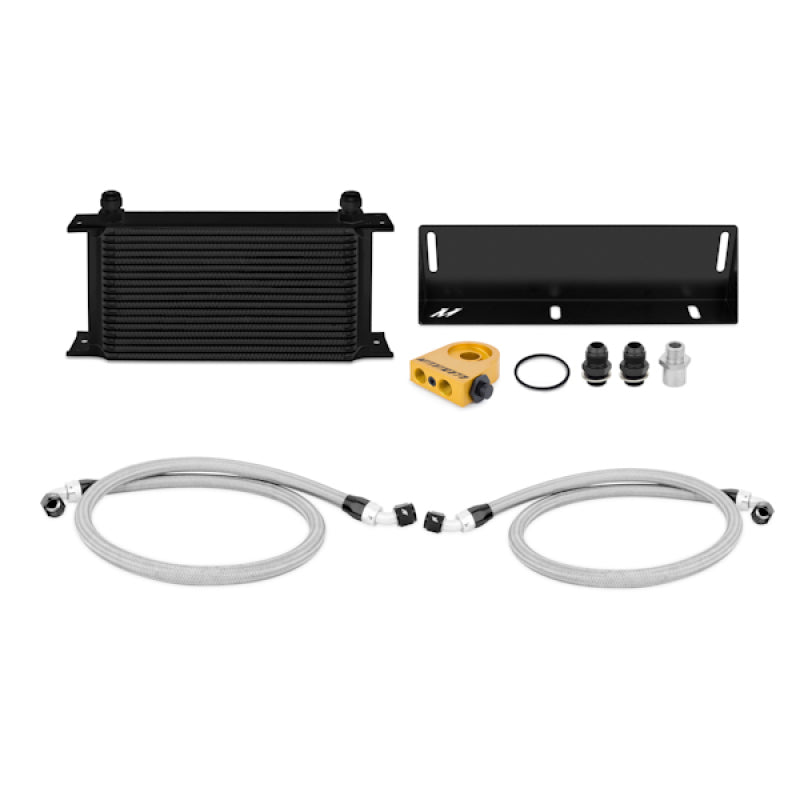 Mishimoto 79-93 Ford Mustang 5.0L Thermostatic Oil Cooler Kit - Black