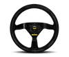 Momo MOD69 Steering Wheel 350 mm -  Black Suede/Black Spokes