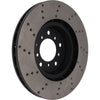 StopTech 01-06 BMW M3 Drilled Left Front CRYO Rotor