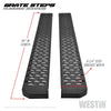 Westin Grate Steps Running Boards 54 in - Textured Black