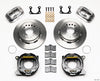 Wilwood Forged Dynalite P/S Park Brake Kit Polished Big Ford 2.36in Offset