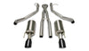 Corsa 05-06 Pontiac GTO 6L V8 2.5in Sport Cat-Back Exhaust + XPipe w/Dual Exit Single 4in BlackTips