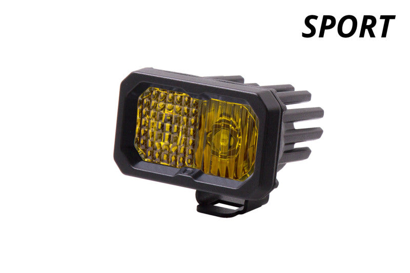 Diode Dynamics Stage Series 2 In LED Pod Sport - Yellow Combo Standard ABL Each