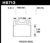 Hawk 65-69 Porsche 911/912 Performance Ceramic Street Rear Brake Pads