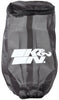 K&N Filter Wrap Drycharger Oval Tapered Black - 3.25in Base I/S Width x 2.5in Top I/S Width x 7in H