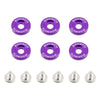 Mishimoto Large Fender Washer Kit (6pcs) - Purple