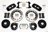 Wilwood AERO4 Rear P-Brake Kit 14.00in Drilled 2005-2014 Mustang