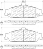 StopTech Sport Brake Pads w/Shims and Hardware - Rear