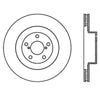 StopTech Power Slot 02-10 WRX Front Left Sportstop Slotted Rotor