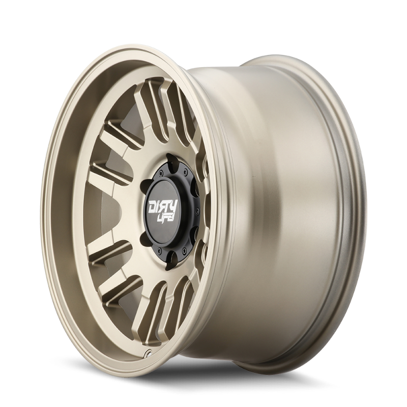 Dirty Life 9310 Canyon 17x9 / 6x139.7 BP / -12mm Offset / 106mm Hub Satin Gold Wheel