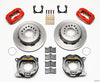 Wilwood Forged Dynalite P/S Park Brake Kit Red Chevy 12 Bolt-Spec 3.15in Brng