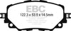 EBC 15-17 Mazda Miata MX-5 Yellowstuff Front Brake Pads