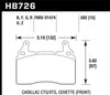 Hawk 2014 Chevrolet Corvette DTC-60 Front Brake Pads