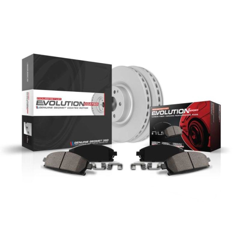 Power Stop 2006 BMW 325i Rear Z23 Evolution Sport Coated Brake Kit