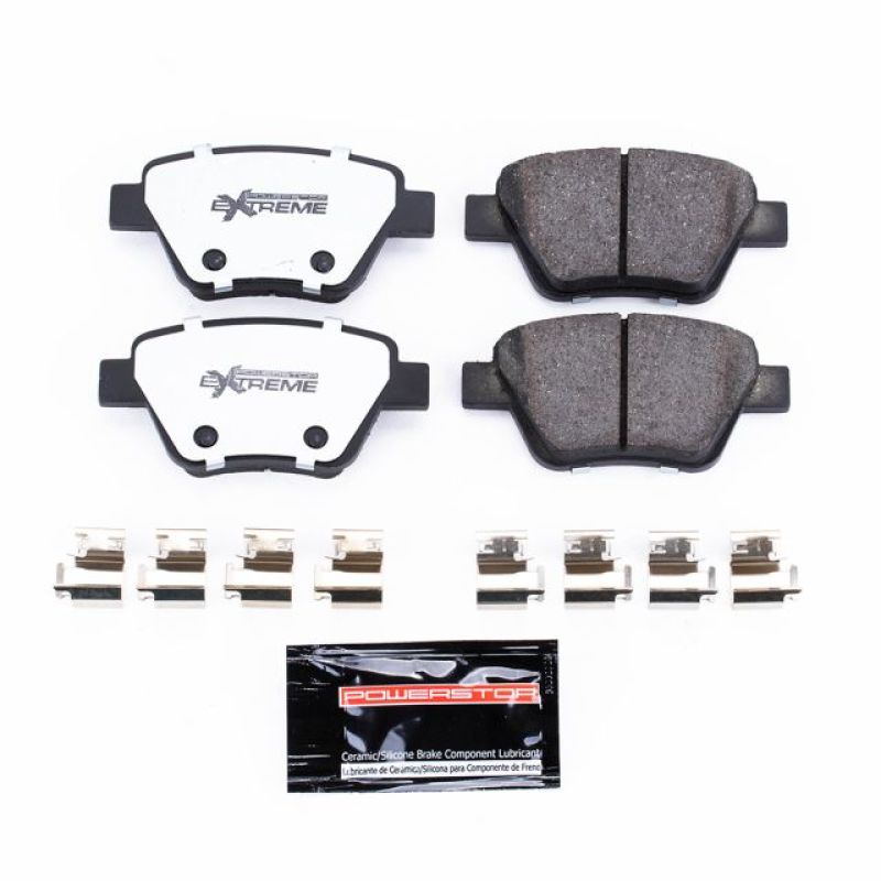 Power Stop 10-13 Audi A3 Rear Z26 Extreme Street Brake Pads w/Hardware