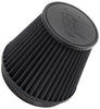 K&N Universal Rubber Filter Round Tapered 6in Flange ID x 7.5in Base OD x 5.25in Top OD x 6in Height