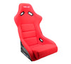 NRG FRP Bucket Seat (Red Cloth) - Large