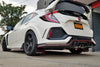 Rally Armor 17-21 Honda Civic Type R Black Mud Flap Red Altered Font Logo