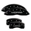 MGP 4 Caliper Covers Engraved Front & Rear C5/Corvette Black finish silver ch