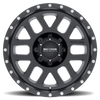 Method MR306 Mesh 18x9 +18mm Offset 8x6.5 130.81mm CB Matte Black Wheel