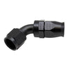 DeatschWerks 10AN Female Flare Swivel 60-Degree Hose End PTFE - Anodized Matte Black