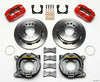 Wilwood Dynapro Low-Profile 11.00in P-Brake Kit - Red Chevy 12 Bolt Spcl 2.81in Offset