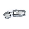 DeatschWerks 8AN Female Swivel 30-Degree Hose End CPE - Anodized Titanium