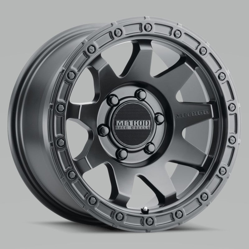 Method MR317 17x8.5 0mm Offset 6x135 87mm CB Matte Black Wheel