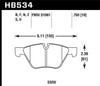 Hawk 08-12 BMW 128i /06 325i/325Xi /07 328i/328Xi /06 330i/330Xi Front DTC-70 Race Brake Pads