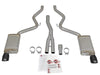 aFe MACHForce XP Exhausts Cat-Back SS-304 EXH w/ Black Tips 15-16 Ford Mustang EcoBoost 2.3L (t)