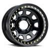 Raceline RT51 Daytona Rock 15x8in/6x139.7 BP/-19mm Offset/107.95mm Bore - Gloss Black Beadlock Wheel