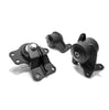 Innovative 05-08 Honda FIT/JAZZ L-Series Black Steel Mounts 75A Bushings (Manual Trans)