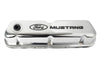 Ford Racing Ford Mustang Logo Stamped Steel Chrome Valve Covers