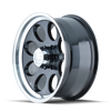 ION Type 171 16x10 / 5x139.7 BP / -38mm Offset / 108mm Hub Black/Machined Wheel