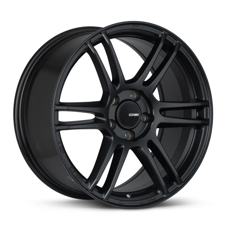 Enkei TSR-6 18x9.5 5x114.3 38mm Offset 72.6mm Bore Matte Black Wheel