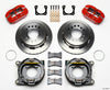 Wilwood Dynapro Low-Profile 11.00in P-Brake Kit - Red Chevy 12 Bolt Spcl 2.81in Off Stag Mount