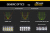 Diode Dynamics 12 In LED Light Bar Single Row Straight - Amber Wide (Pair) Stage Series