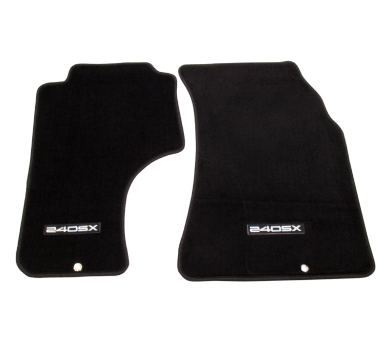 NRG Floor Mats - 89-98 Nissan 240SX (240SX Logo) - 2pc.