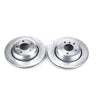 Power Stop 04-10 BMW X3 Rear Evolution Drilled & Slotted Rotors - Pair