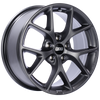 BBS SR 17x8 5x112 ET42 Satin Grey Wheel -82mm PFS/Clip Required