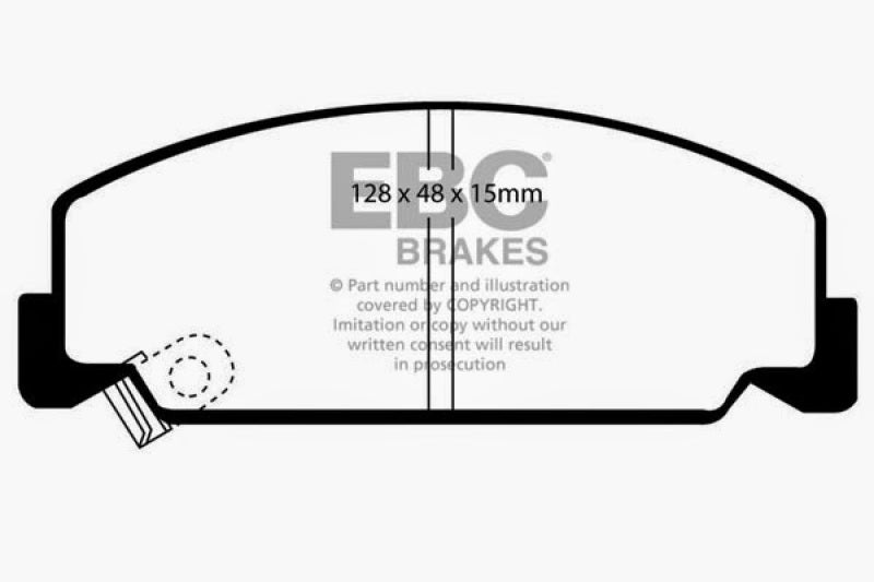 EBC 84-85 Honda Accord Sedan 1.8 Ultimax2 Front Brake Pads