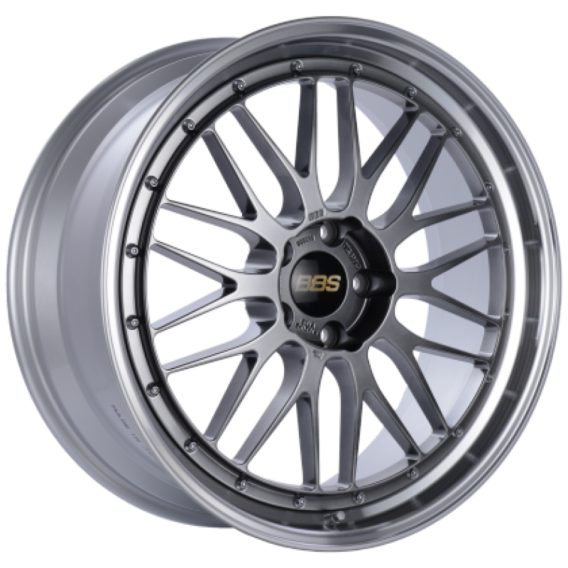 BBS LM 21x10 5x112 ET40 Diamond Black Center / Diamond Cut Lip Wheel -82mm PFS/Clip Required