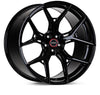 Vossen HF-5 21x10.5 / 5x112 / ET30 / Deep Face / 66.5 - Gloss Black Wheel