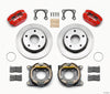 Wilwood Dynapro Lug Mount P/S Park Brake Kit Red Big Ford 2.36in Off Bronco 5 x 5.50