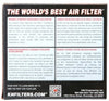 K&N Universal Air Filter - 2-7/16in Flange x 3-1/2in OD x 4in Height